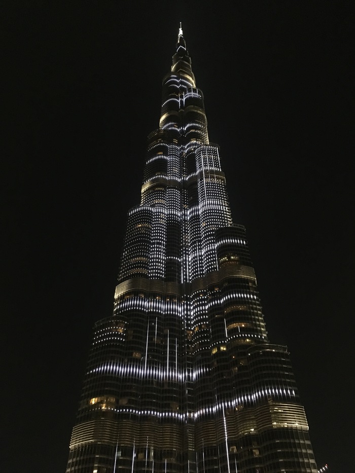 Laser show at Burj Khalifa - My, UAE, Burj Khalifa, Travels, Video, Longpost