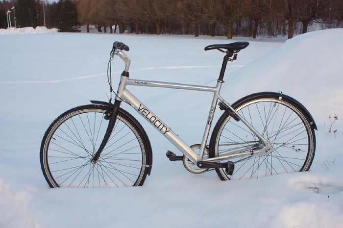 Winter biking in Finland - A bike, Winter, Transport, Finland, Climate, Longpost