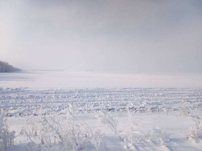 country winter - My, Winter, Snow, white white, Village, Longpost