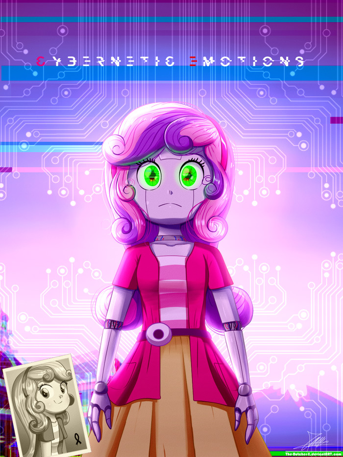 .:CYBERNETIC EMOTIONS:. My Little Pony, Equestria Girls, Sweetie Belle, Sweetie Bot, Thebutcherx