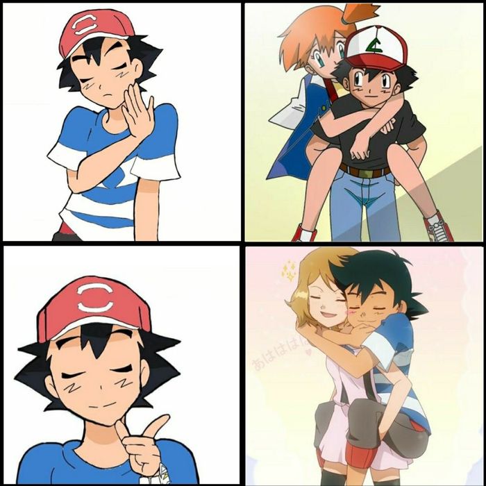 Right choice - Ash Ketchum, Misty, Memes