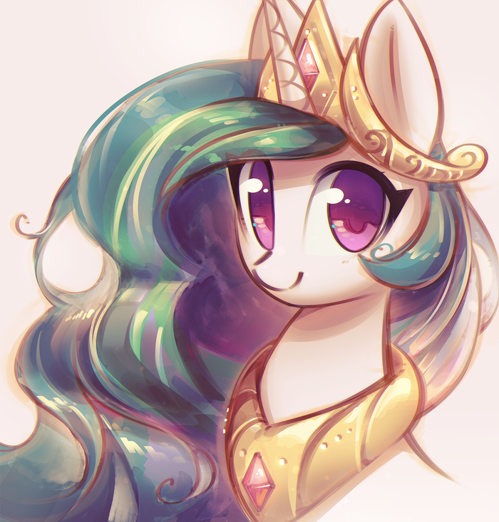  My Little Pony, Princess Celestia, Ponyart, Mirroredsea