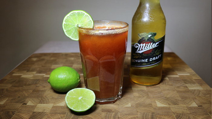 Michelada. Mexican beer cocktail. - My, Food, Recipe, Cocktail, , , , Longpost, Video