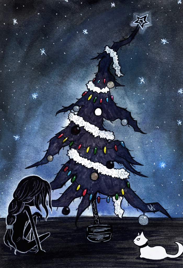 Christmas tree. - My, Christmas trees, New Year, Sad post