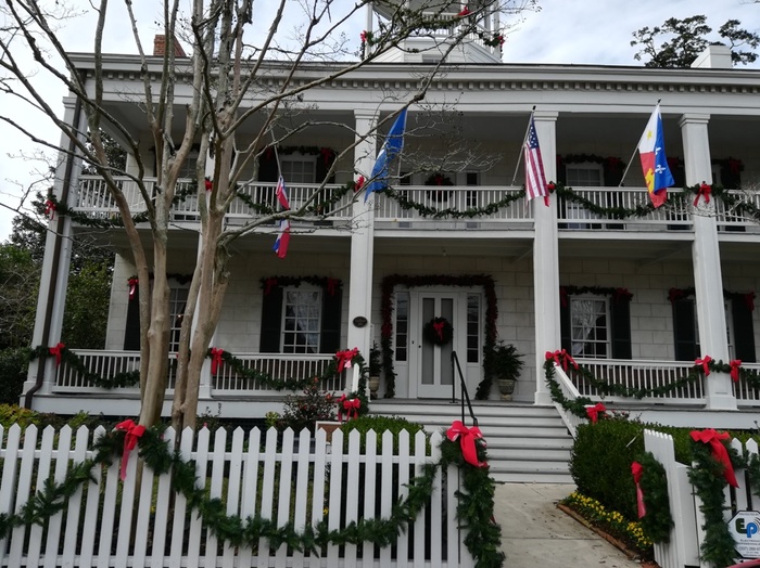 Discovery of America - 28. Christmas decorations in the planter's house - My, USA, The Discovery of America, Louisiana, Travels, House-Museum, Christmas, Decor, Longpost