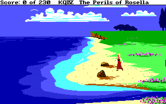 King's Quest IV: The Perils of Rosella. Часть 1. - Моё, 1988, Прохождение, Квест, Sierra, Игры для DOS, Ретро-Игры, Игры, Длиннопост