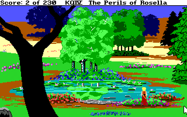 King's Quest IV: The Perils of Rosella. Часть 1. - Моё, 1988, Прохождение, Квест, Sierra, Игры для DOS, Ретро-Игры, Игры, Длиннопост