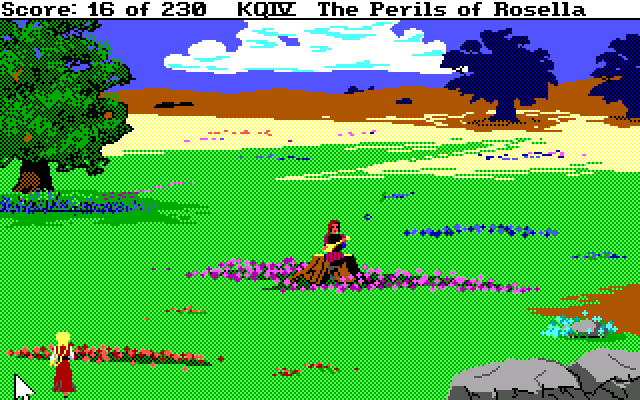 King's Quest IV: The Perils of Rosella. Часть 1. - Моё, 1988, Прохождение, Квест, Sierra, Игры для DOS, Ретро-Игры, Игры, Длиннопост