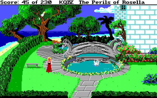 King's Quest IV: The Perils of Rosella. Часть 1. - Моё, 1988, Прохождение, Квест, Sierra, Игры для DOS, Ретро-Игры, Игры, Длиннопост