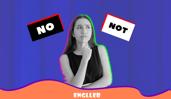 English Nuances: Are You Using Not and No Correctly? - My, English language, Engller, Foreign languages, What is the difference?, Learning English, GIF, Longpost, Question