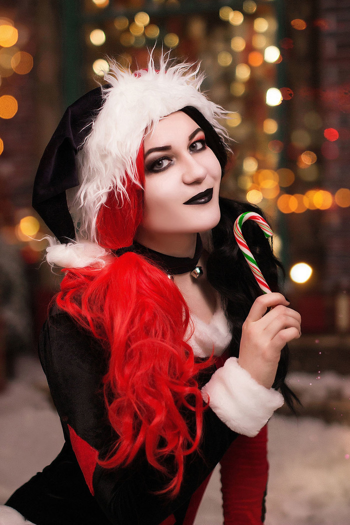 Harley Quinn holiday special cosplay - My, Harley quinn, Dc comics, Longpost, Russian cosplay, New Year, , Cosplay