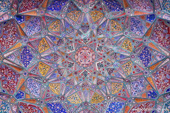 Architectural hypnosis in mosques. - Mosque ceilings, Architecture, Constructions, Longpost