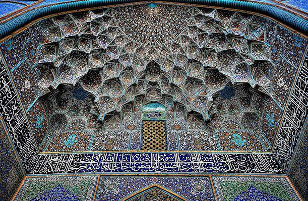 Architectural hypnosis in mosques. - Mosque ceilings, Architecture, Constructions, Longpost