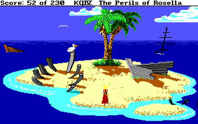 King's Quest IV: The Perils of Rosella. Part 2. - My, 1988, Passing, Quest, Sierra, DOS games, Retro Games, Games, Longpost