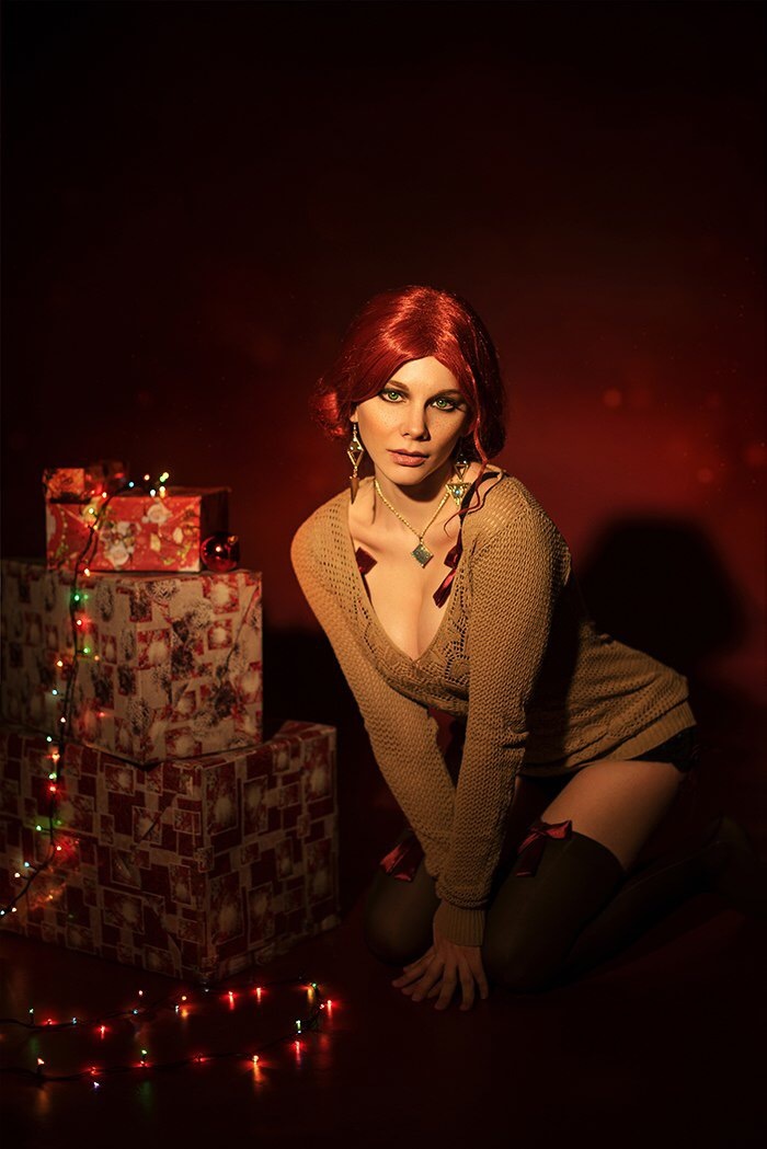 Christmas Tris by Reilin - Косплей, Русский косплей, Ведьмак, Трисс Меригольд, Рождество, Reilin, Длиннопост