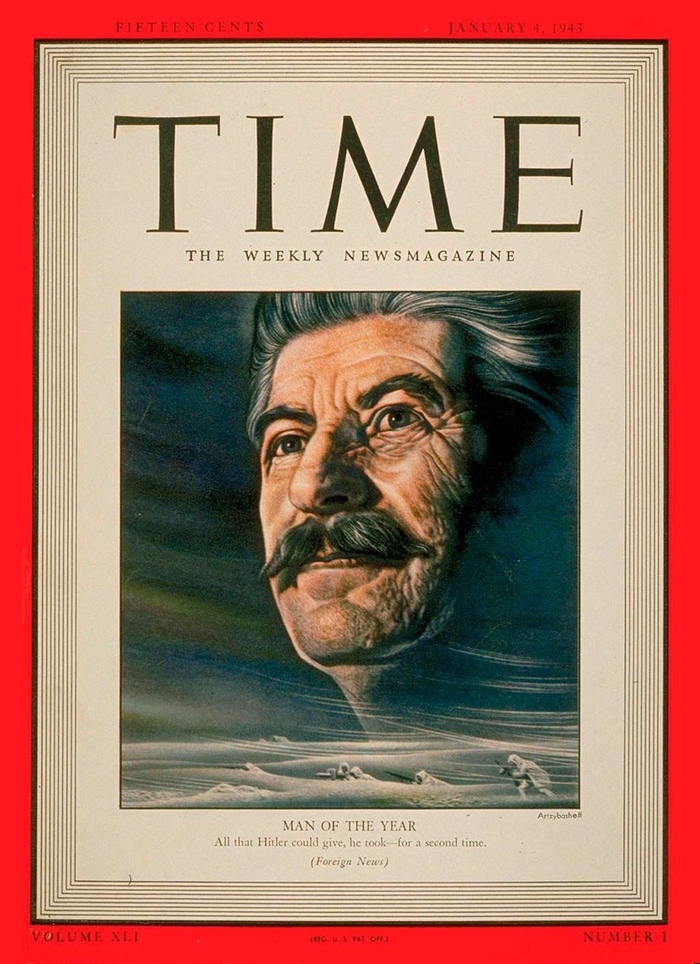 Time magazine's 1942 Man of the Year - The Times, Person of the Year, Stalin, Communism, Politics