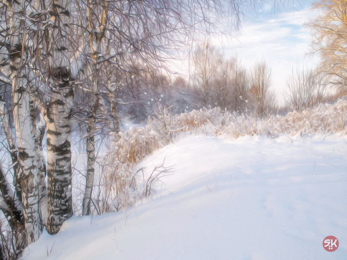 Winter's tale - My, The photo, Landscape, Winter, Olympus