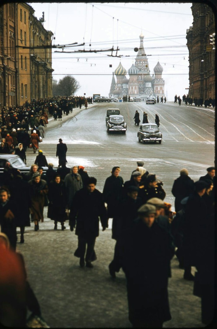 Moscow in 1956 - Historical photo, the USSR, Moscow, Longpost