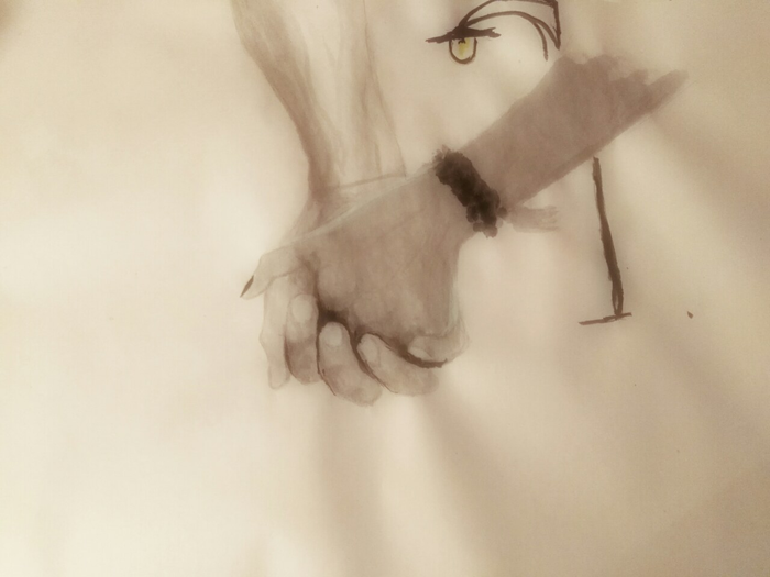 Моя работа, которую я сжег когда-то...и не жалею. сохранилась только на фото.