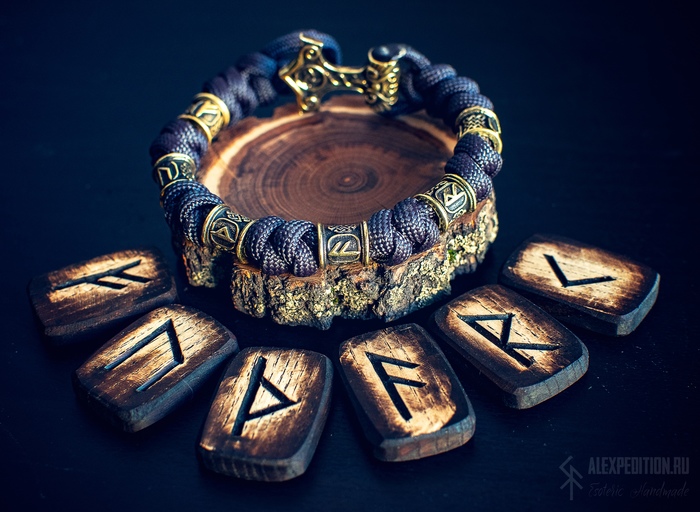 A small selection of bracelets with runes. - My, Paracord, Beautiful, Master, Survival Bracelet, Longpost, With your own hands