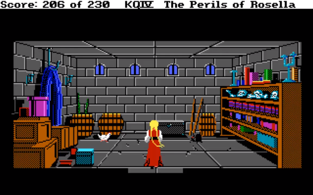 King's Quest IV: The Perils of Rosella. Часть 3. - Моё, 1988, Прохождение, Квест, Sierra, Игры для DOS, Ретро-Игры, Игры, Длиннопост, Видео