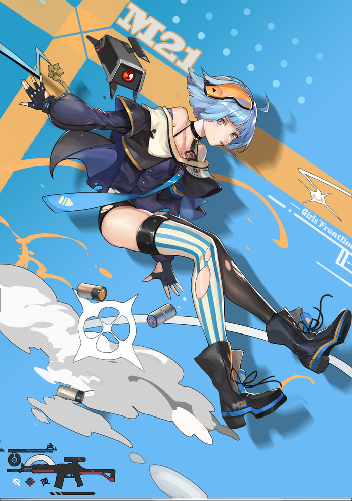 Zas m21 - Anime, Anime art, Girls frontline, Zas m21