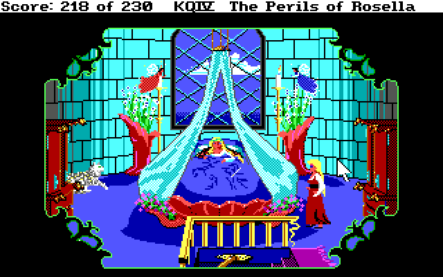 King's Quest IV: The Perils of Rosella. Часть 3. - Моё, 1988, Прохождение, Квест, Sierra, Игры для DOS, Ретро-Игры, Игры, Длиннопост, Видео