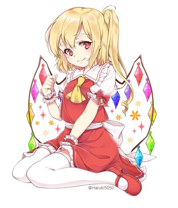 Flandre Scarlet Touhou, Anime Art, ,  , Flandre Scarlet, Haruki