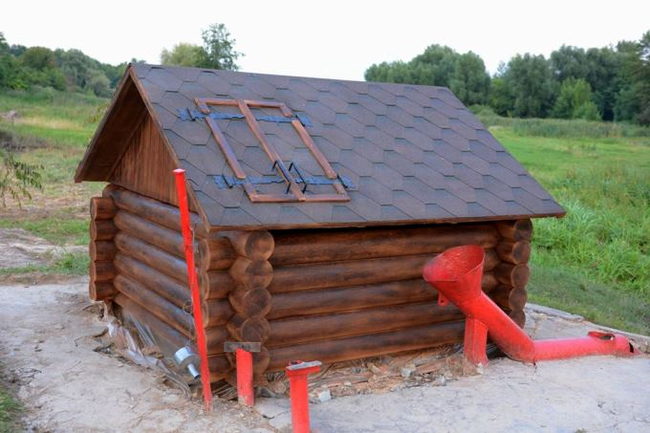 The villagers restored the ancient well Shiroka Krinitsa - My, Well, Pie in the sky, , , , Repair, , , Longpost