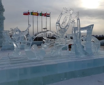 The Russians won the international ice sculpture competition in Harbin - Harbin, Ice sculpture, Competition, China, Longpost