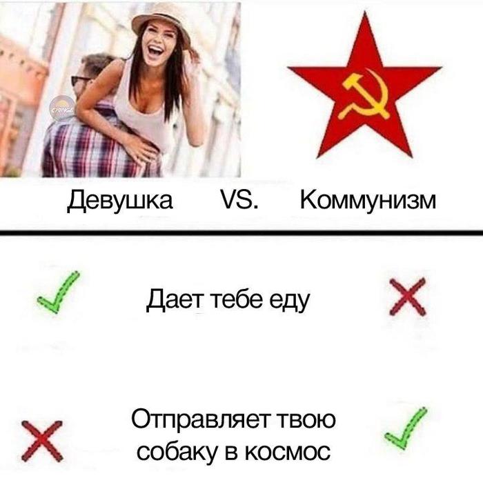 Belka and Strelka - Memes, Honestly stolen, Communism, Space