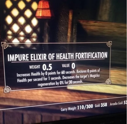 When homeopaths got to Skyrim - Skyrim, Homeopathy, Alchemy, 9GAG, Games