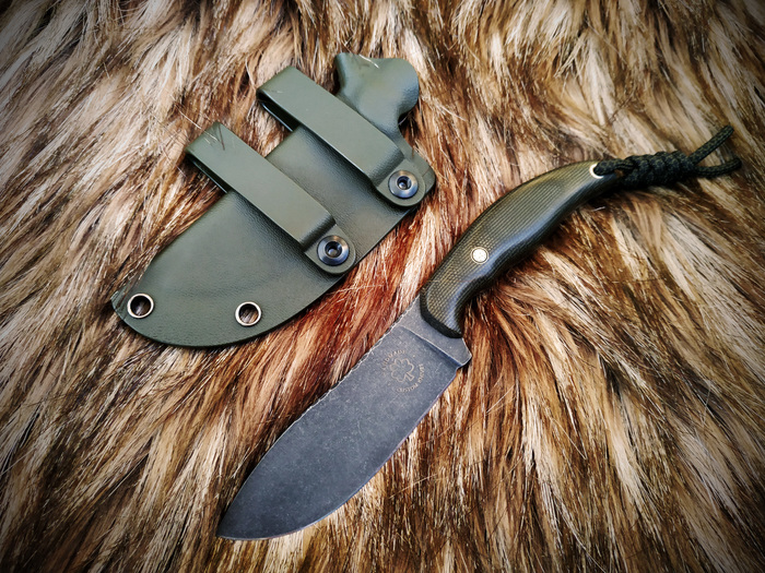 Fans of sharp will like it - the knife Silvan - My, Handmade, Handmade, EDC, Knife, Fixed, Skinner, Sheath, Longpost