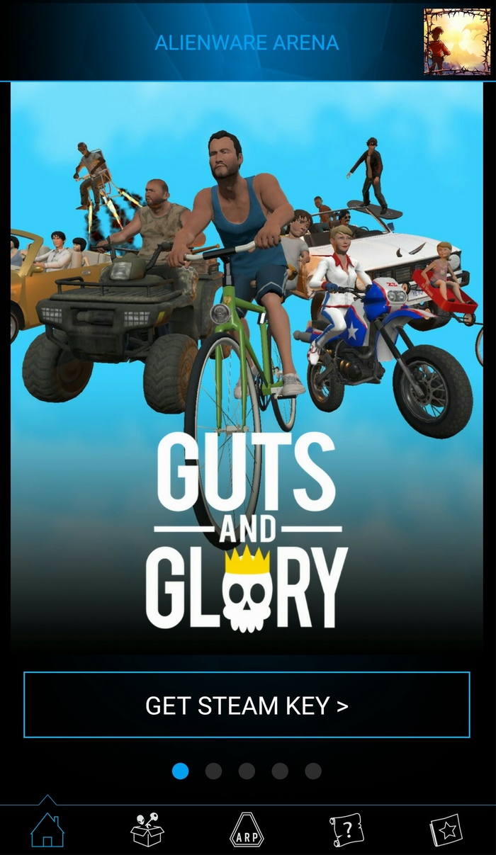 Guts and Glory - Alienwarearena Steam , Steam, , , Alienware Arena