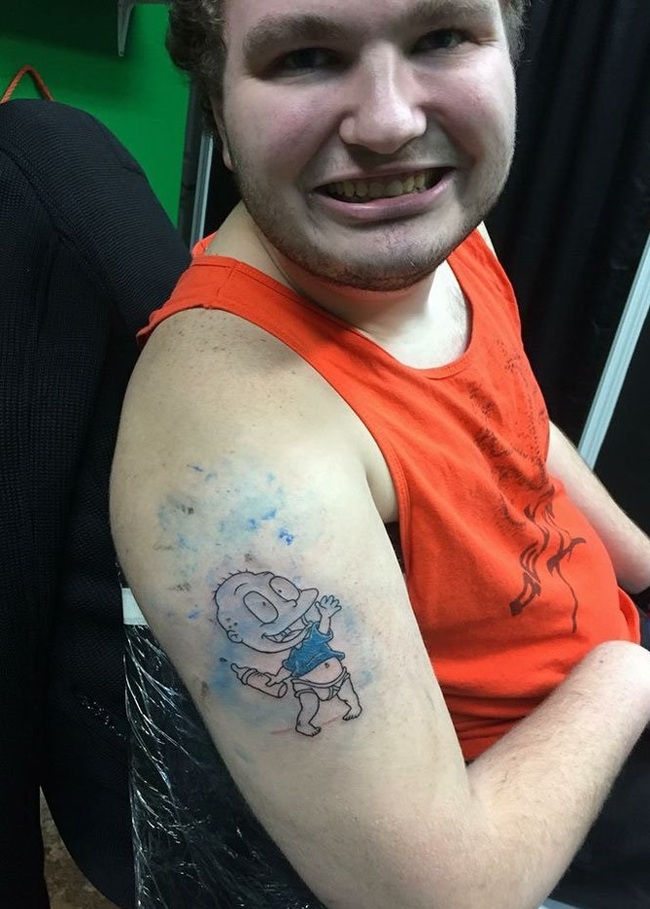 Autist gets his dream tattoo after several salons turned him down - Dream, Tattoo, Longpost, Autistic Disorders