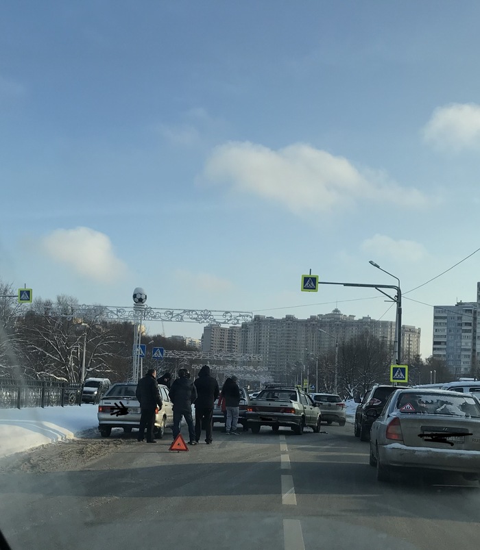 When your car saw the same and was offended - My, Ramenskoe, Lada, Crash