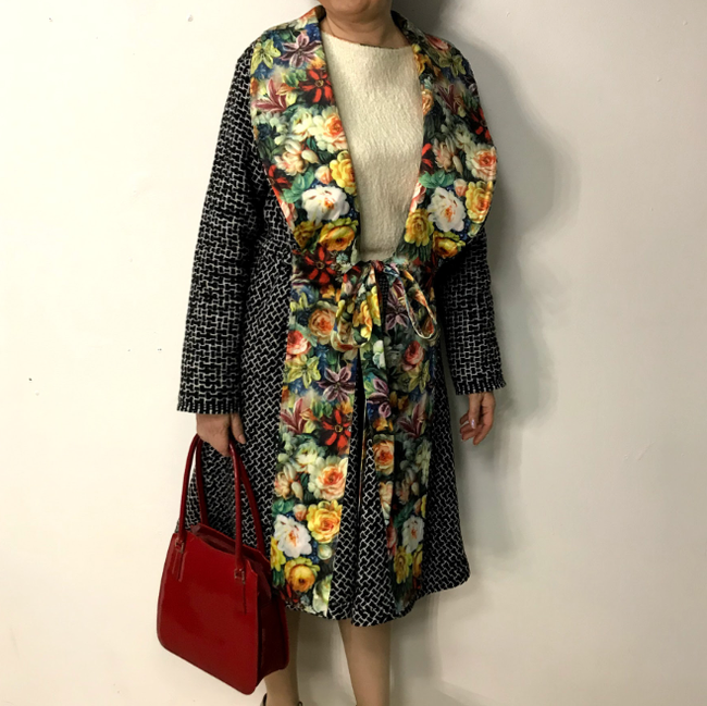 A series of items made of woolen fabric. - My, Sewing, With your own hands, Needlework without process, Cardigan, Jacket, The dress, Coat, Longpost