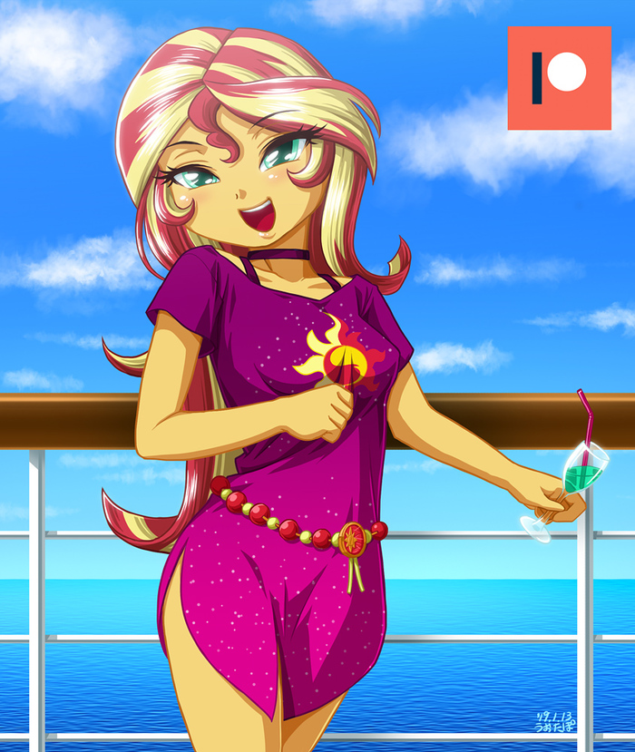 Sunshine Cruise My Little Pony, Equestria Girls, Sunset Shimmer, Uotapo