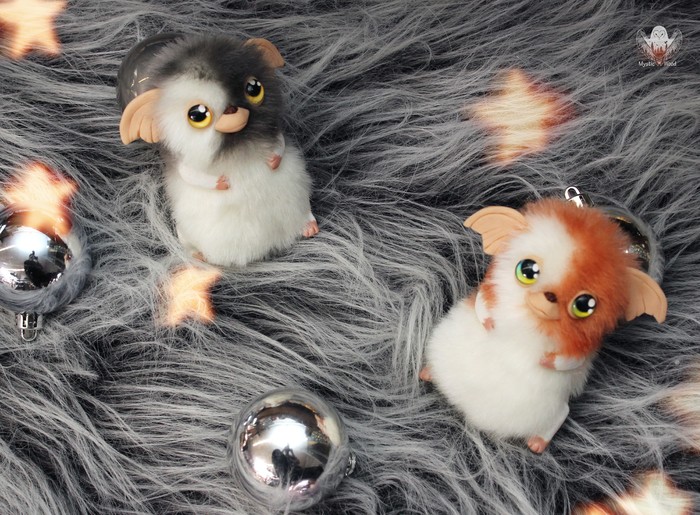 Furries Magwai - My, Gremlins, Magwai, Polymer clay, Handmade, Needlework without process, Longpost