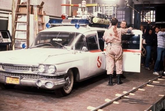 Photos from the filming and interesting facts for the film Ghostbusters 1984 - Bill Murray, , Dan Aykroyd, Ghostbusters, Photos from filming, Celebrities, VHS, Longpost