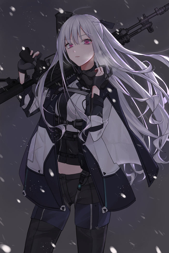 Ak-12 and An-94 - Аниме, Anime Art, Girls Frontline, Ak-12, Ан-94, Длиннопост