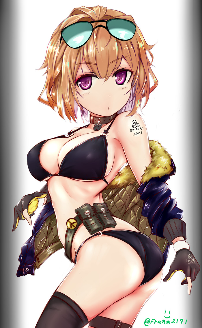 Grizzly MKV - Anime art, Girls frontline, Grizzly mkv