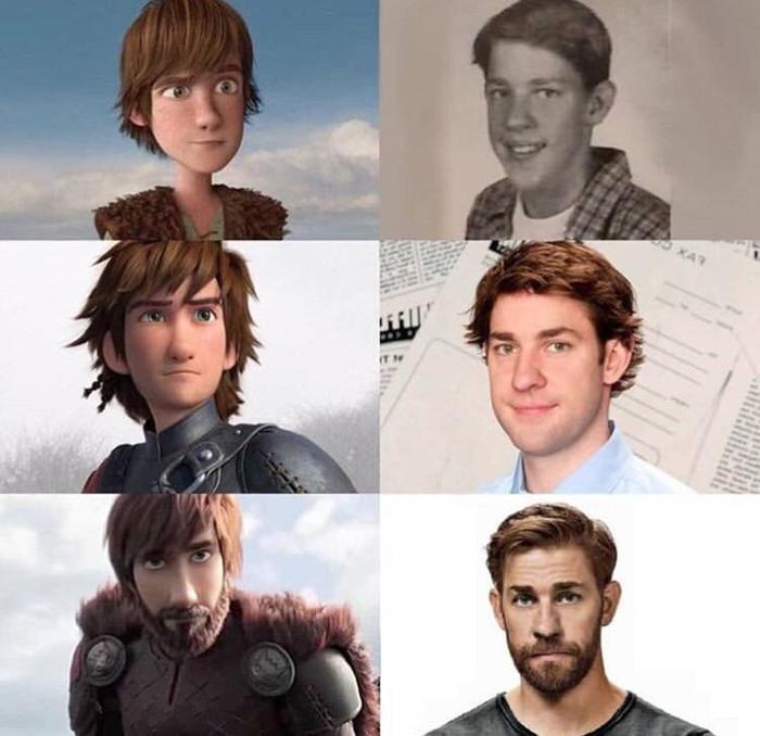 Coincidence? I do not think - How to train your dragon, John Krasinski, Reddit