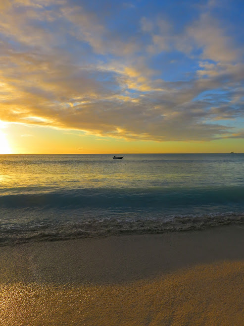 Sunset on the island of Antigua - My, Landscape, beauty, Sunset, The photo