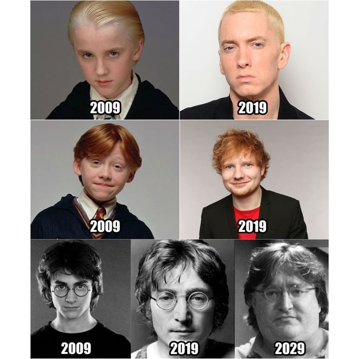 Некоторые знаменитости 10 лет назад и сейчас