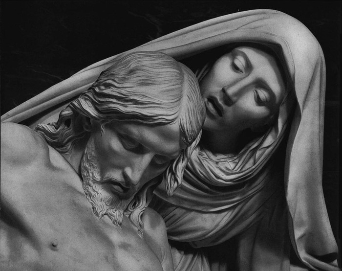 Mother's love - Sculpture, Art, Italy, Headstone, Romanticism, 