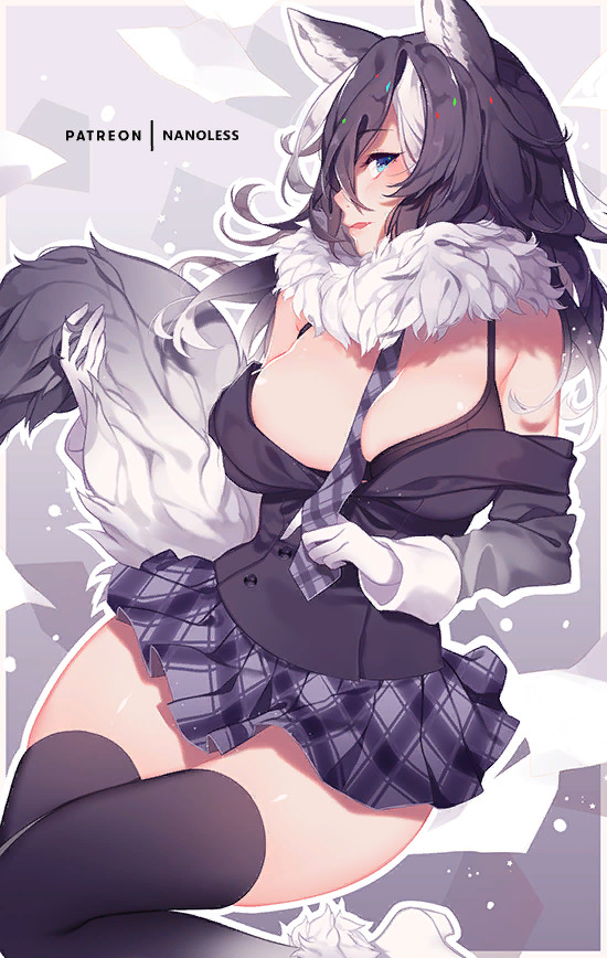 Grey Wolf - Аниме, Anime Art, Kemono Friends, Grey Wolf