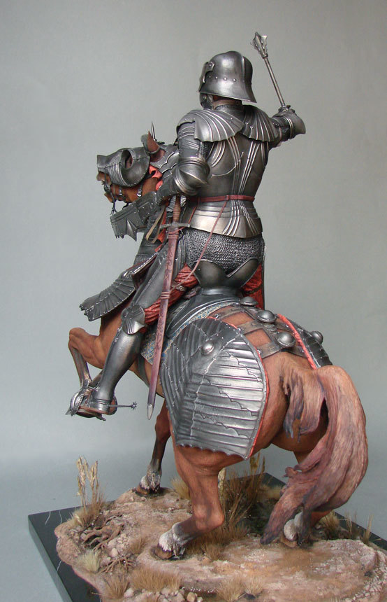 Burgundian gendarme. - Middle Ages, Figurine, Art, Armor, Story, Longpost, Figurines