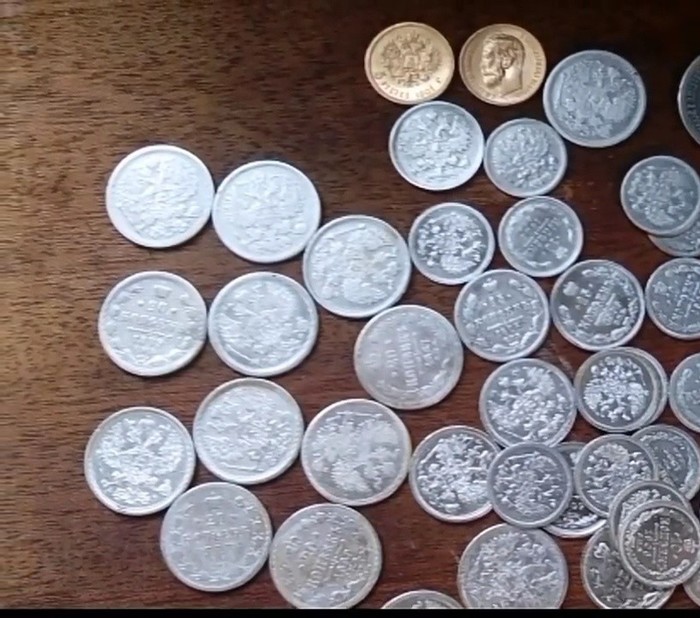 Treasure of gold and silver coins! The miller's treasure has been plowed! - My, Treasure, Gold, Coin, Treasure hunter, Luck, Luck, Video, Treasure hunt