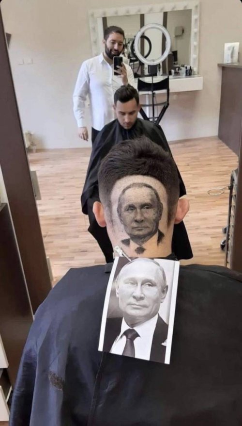 The hairdresser - Salon, The hairdresser, Vladimir Putin